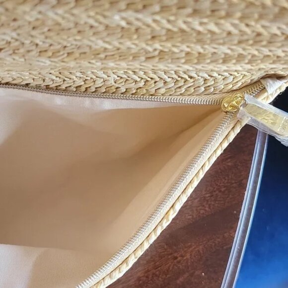 Dior Raffia Straw Clutch Bag - Picture 9 of 12